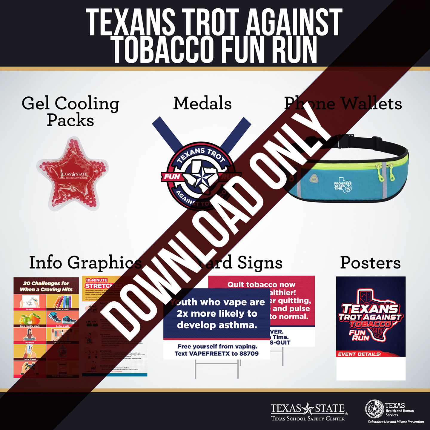Texans Trot Against Tobacco Fun Run Kit