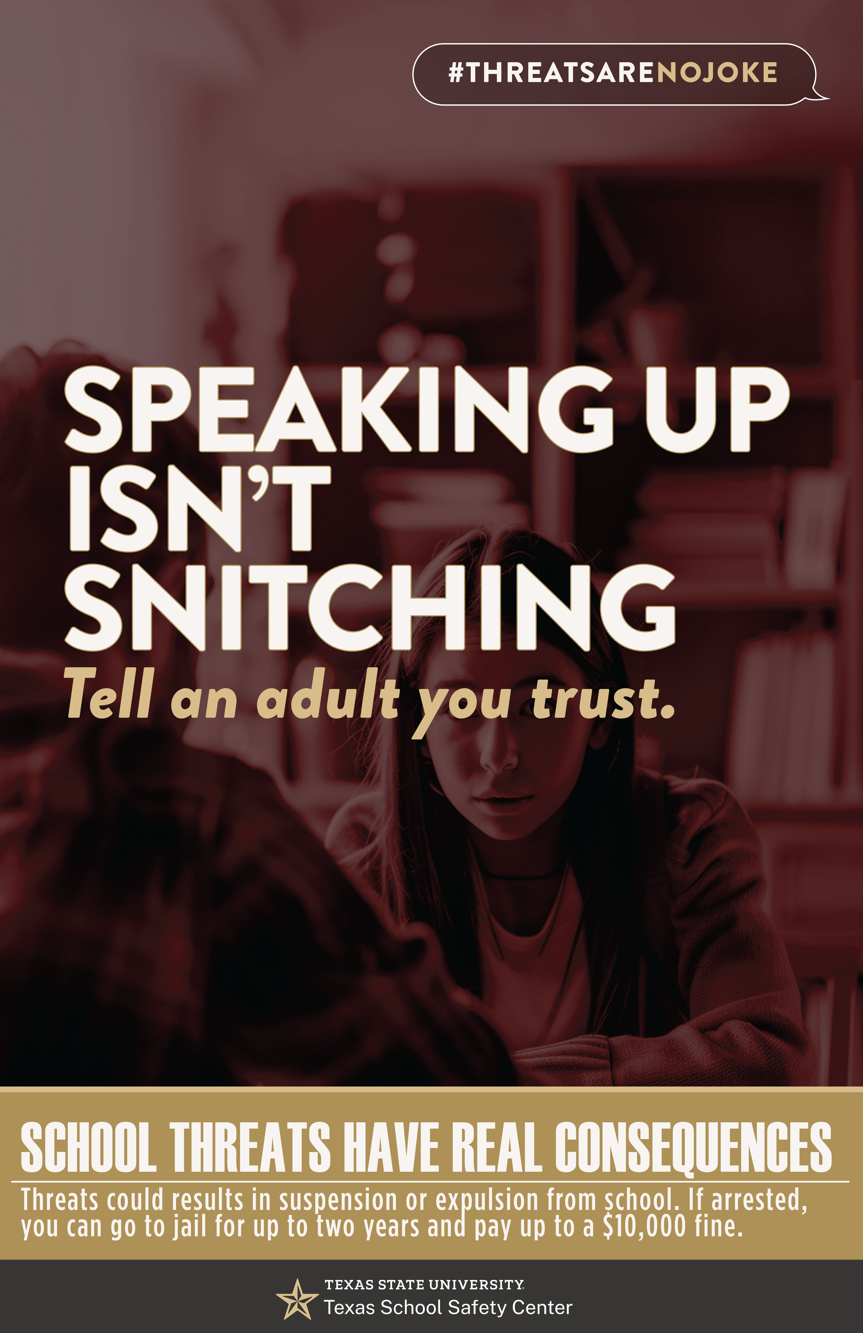Downloadable poster: Speak Up